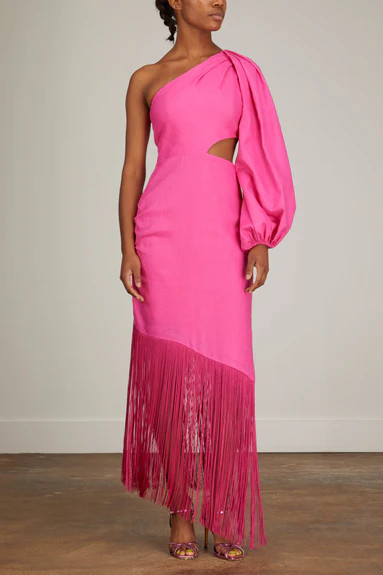 Sweet Figue Dress in Fucshia | Hampden Clothing