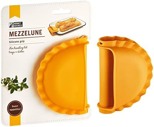 Fun Mezzelune-Shaped Silicone Pot Holder / Oven Mitt from a Series of Pasta-Inspired Kitchen Gadg... | Amazon (US)