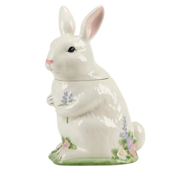 Certified International Easter Morning 3-D Bunny Cookie Jar, 64 oz. - 64 oz. | Bed Bath & Beyond
