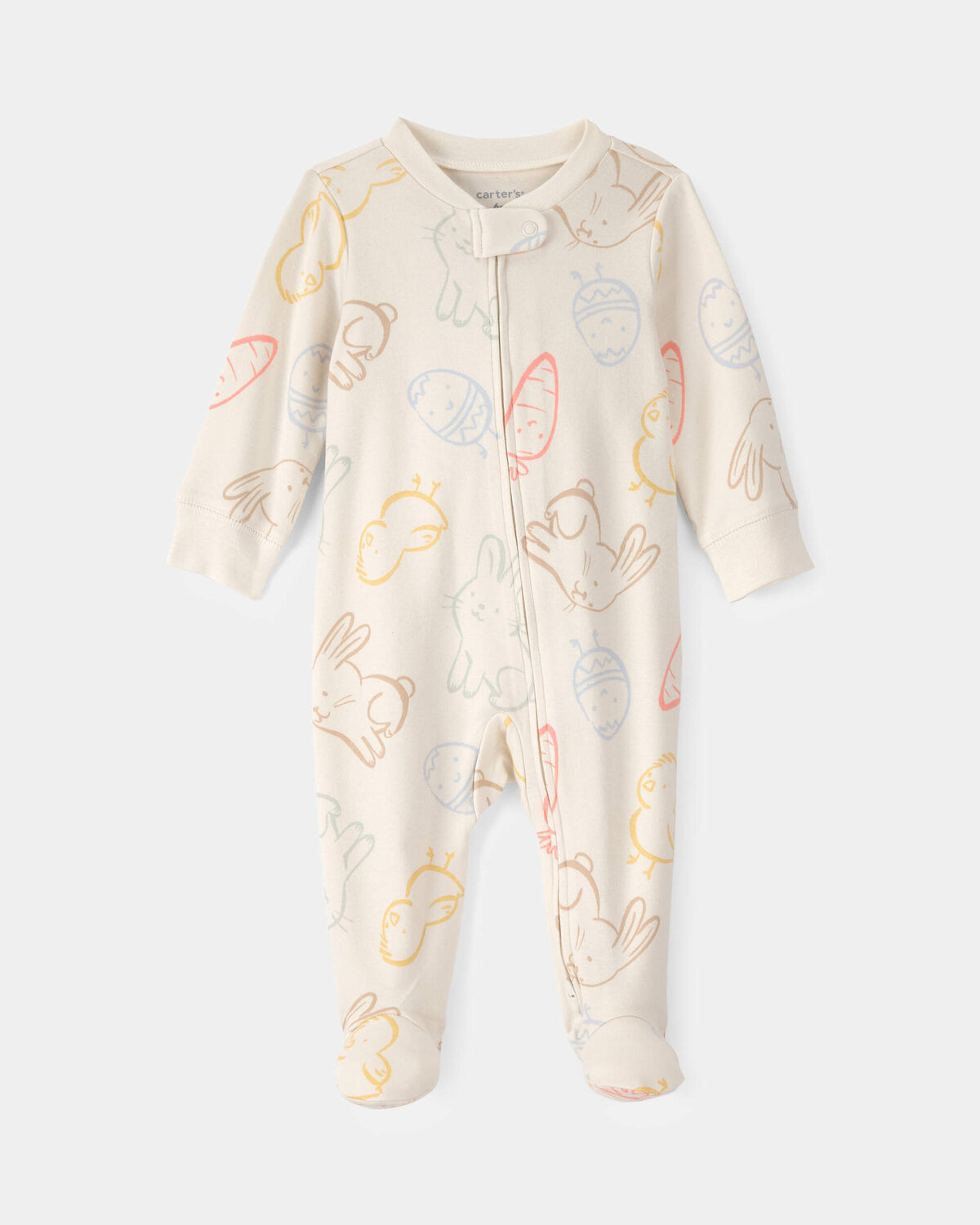 Baby Easter 100% Cotton Sleep & Play Pajama - Cream | Carter's Inc