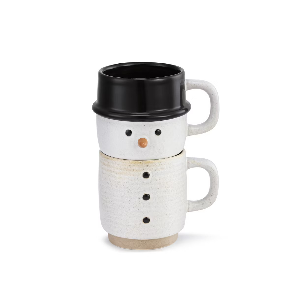 DEMDACO Snowman Stacked Mugs - Set of 2 | Target