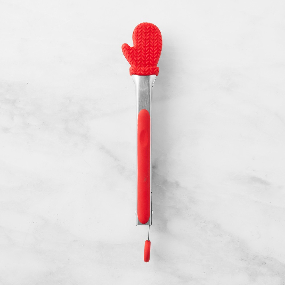 Red Mitten Novelty Silicone Tongs | Williams-Sonoma