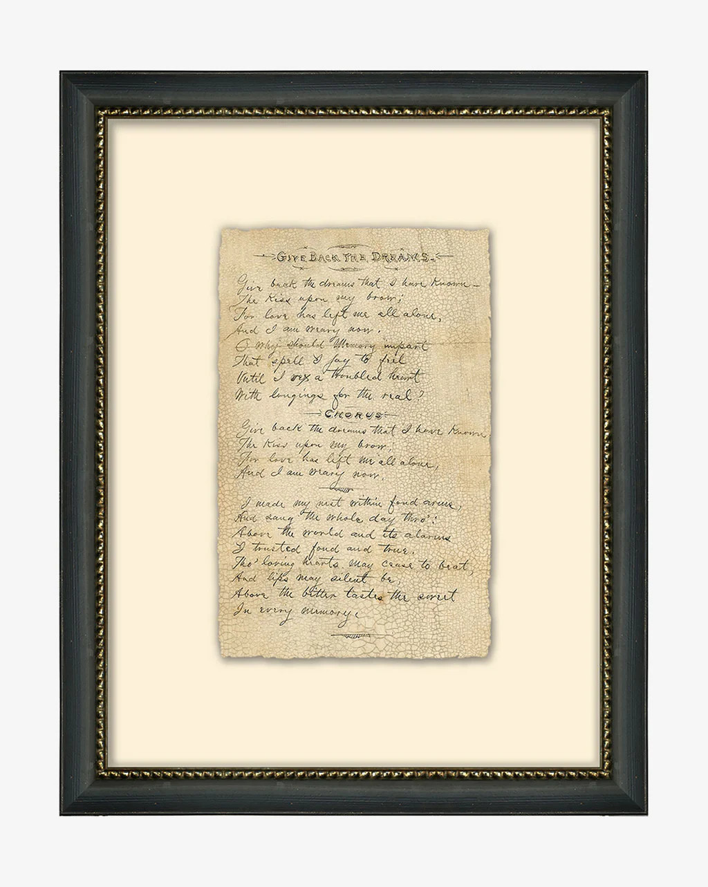 Give Back the Dreams | McGee & Co.