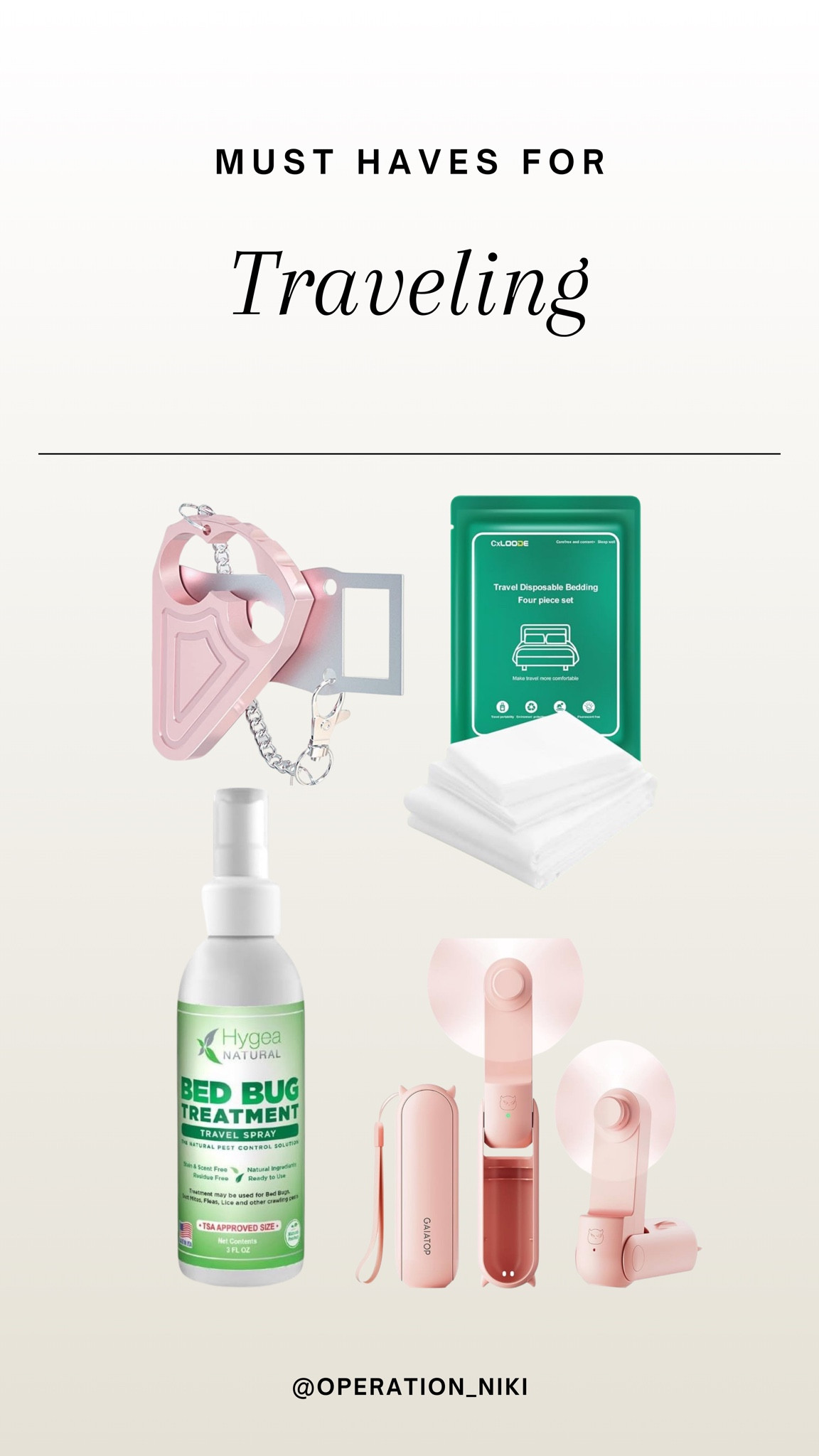 From safety to sanitary, I’ve got all the recommendations you need to have a clean and enjoyable family vacation! 

Follow for more @OPERATION_NIKI on IG, TikTok, & Facebook

sahm, purse essentials, mom bag, what’s in my bag, fall vacation, mom purse, mom must haves, travel tips, suitcase, fall trends, luggages, packing, organization, vegas, travel, family vacation, holidays, hotel clean, hotel safety, door lock 

#LTKSeasonal #LTKTravel #LTKFindsUnder50