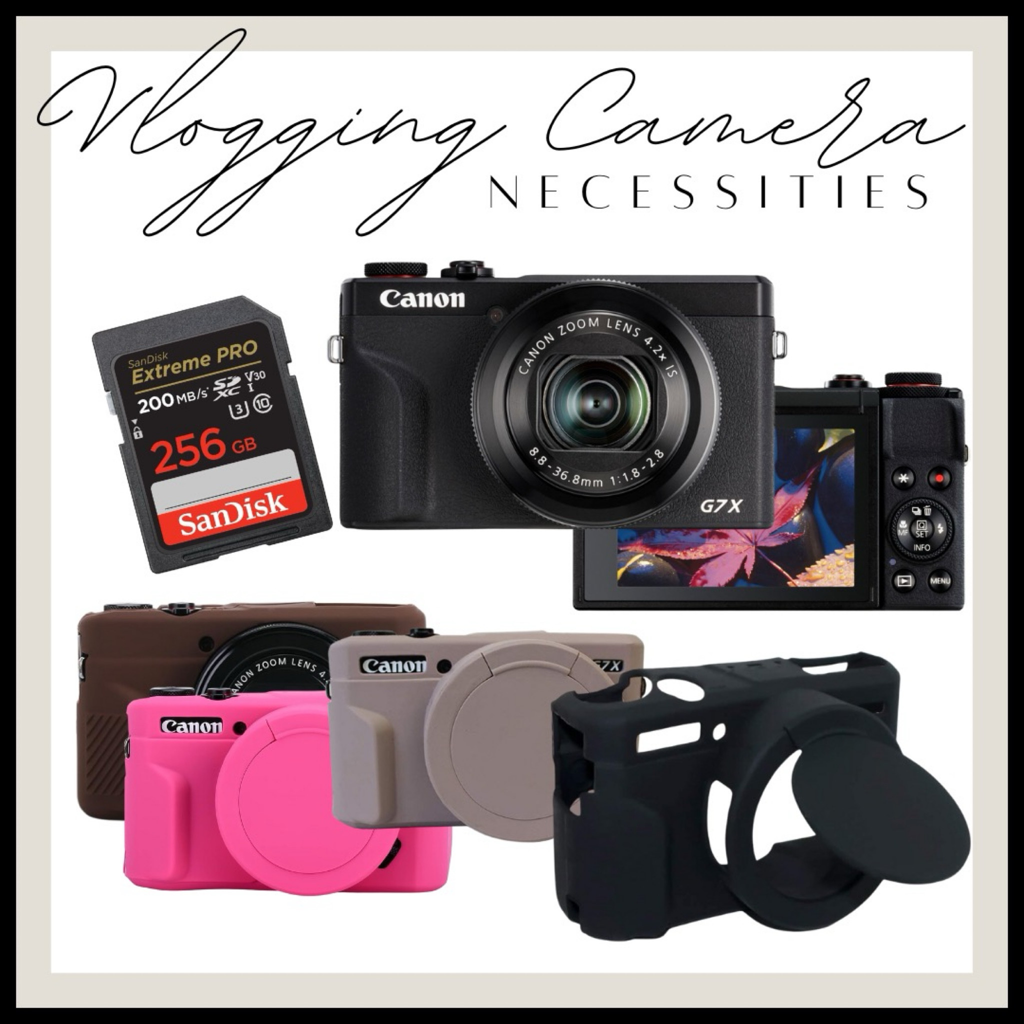 📸✨ After relentless research and chasing down the ever-elusive Canon G7x Mark III, I've finally secured it - now stocked at Canon and Best Buy (hurry, it's selling fast and always sells out)! From camera to accessories, this carefully curated collection includes all the top-rated essentials for newbie vloggers and photo enthusiasts. 🤳🏻🌅

Don't miss out - grab yours before it's gone! 🔥


#PhotographyLife #VloggingJourney #CaptureTheMoment #CanonG7xMarkIII #Vlog #Vloggings #Canon #CameraCase #SDCard #PicturePerfect #BehindTheLens #InstaVlogger #ShotOnCanon #ExploreMore #VisualStorytelling #CreateEveryday #AdventureAwaits #LifeThroughTheLens #ContentCreator #TravelVlogger #Tech #Film #Influencer 

#LTKGiftGuide #LTKTravel #LTKVideo