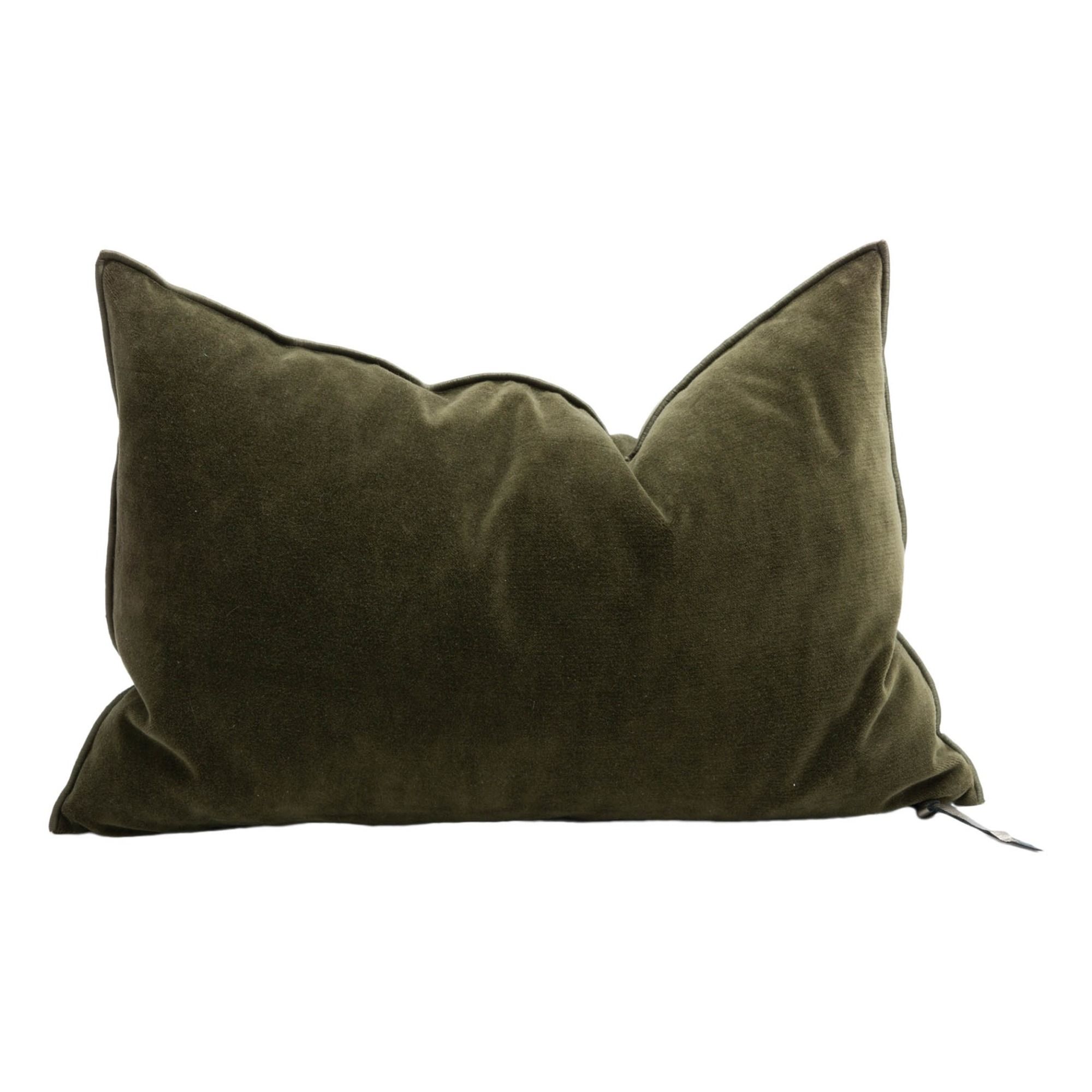 Vice Versa Vintage Velvet Cushion Khaki Maison de vacances Design Adult | Smallable DE