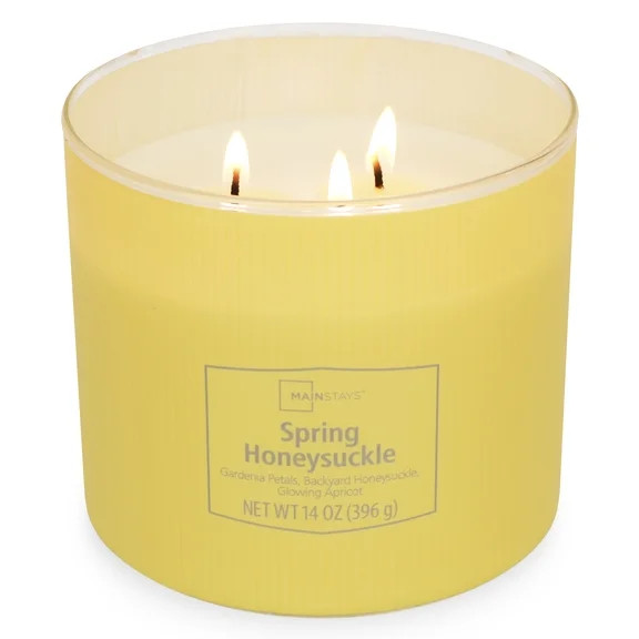 Mainstays 3-Wick Mothers Day Wrapped Candle "Mom", 13-Ounce - Walmart.com | Walmart (US)