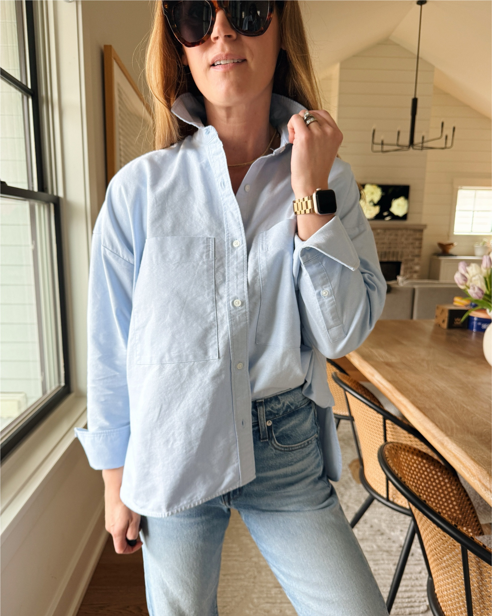 Top size small
Jeans I went up a size to 26


#LTKootd #LTKgrwm #LTKdayinmylife