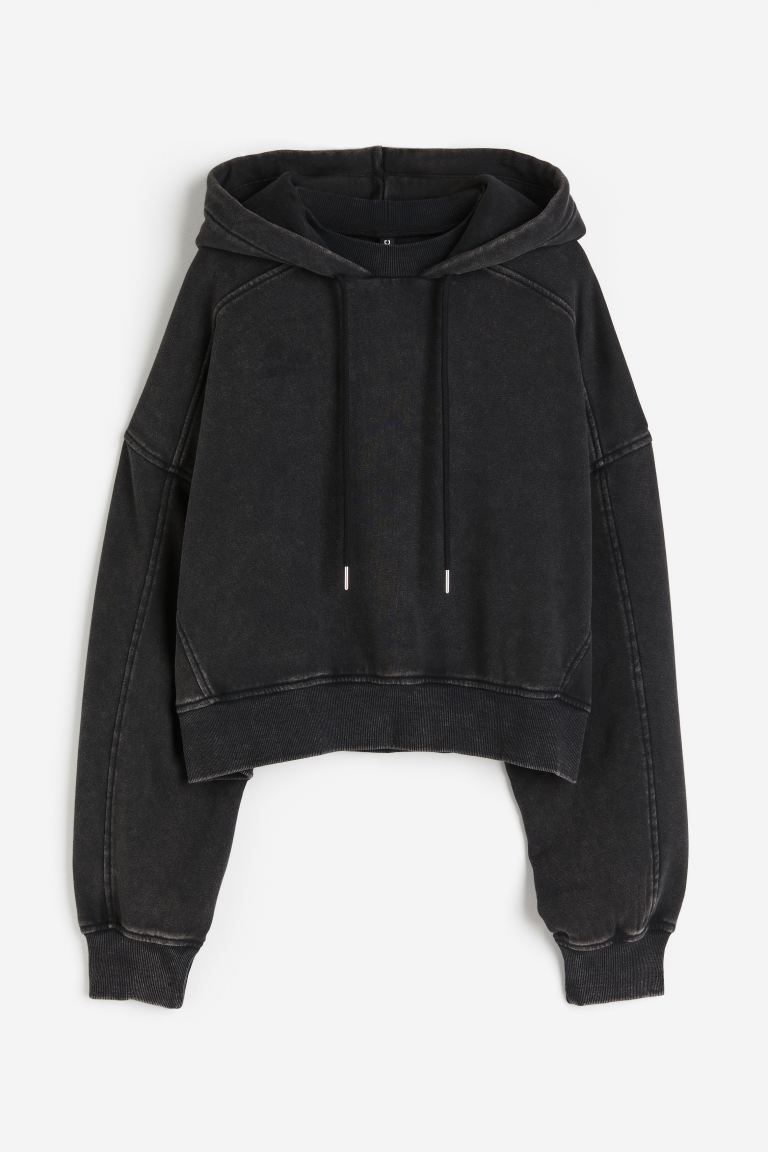 Oversized Washed-look Hoodie | H&M (US + CA)