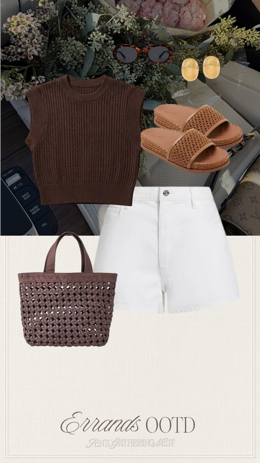 A chic Target outfit that mixes crisp white denim with rich brown tones for the perfect late summer look. 🤎

#targetstyle #targetfinds #targetfashion #outfitinspo #ootd #whattowear #summeroutfit #falltransition #neutralstyle #affordablefashion

#LTKootd #LTKSeasonal