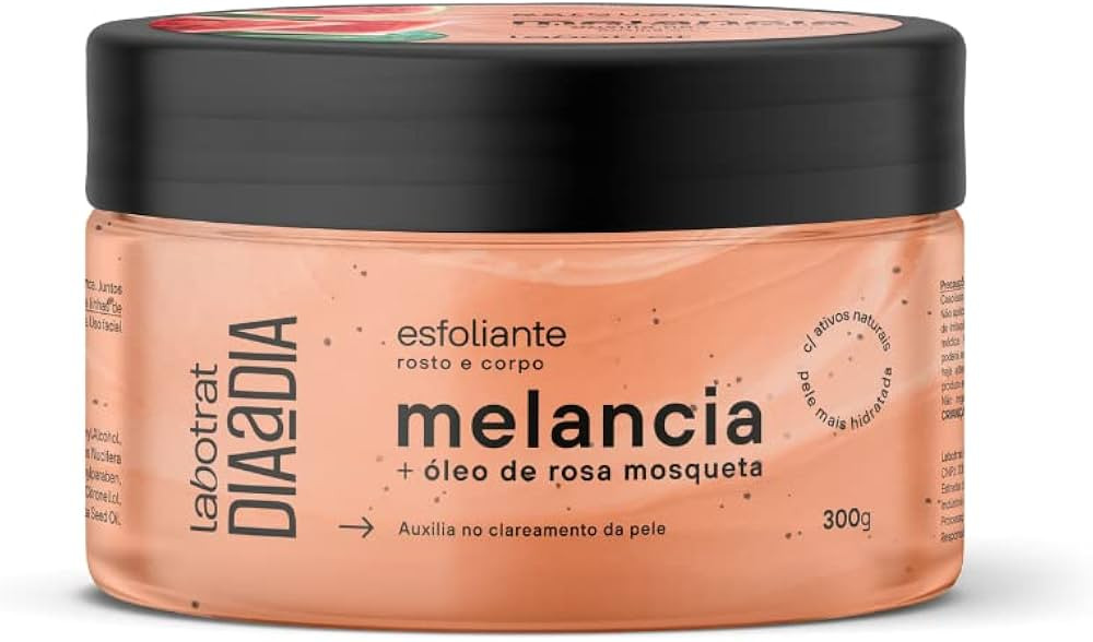 Esfoliante Melancia Labotrat 330g Corpo Rosto Limpa Ilumina Pele Clareia Manchas Reduz Rugas Linh... | Amazon (BR)