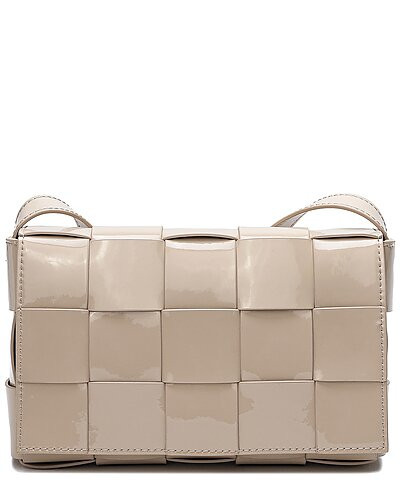 Woven Patent Crossbody | Gilt & Gilt City
