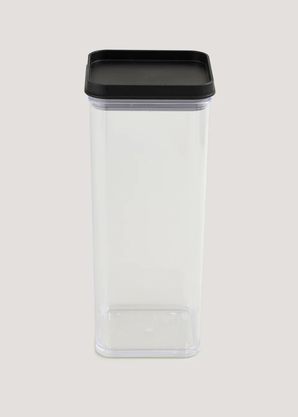 Black Lid Stackable Food Storage (1.5L) | Matalan (UK)