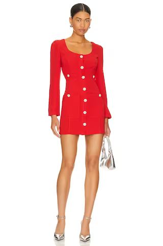 Line & Dot Phillipa Mini Dress in Scarlet from Revolve.com | Revolve Clothing (Global)