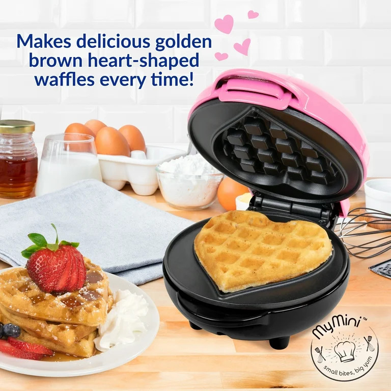 MyMini Heart Waffle Maker | Walmart (US)