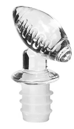 Symple Stuff Maris Football Acrylic Bottle Stopper | Wayfair North America