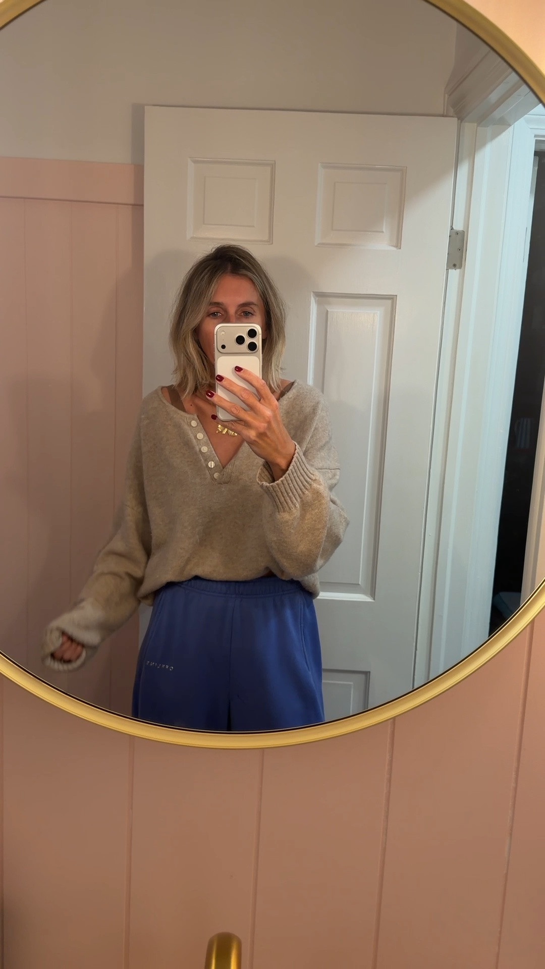click the pieces below to see all color options. 

cute sweater + cool sweats for elevated lounging at home vibes! 

these colors are not available BUT there are plenty of other options! 🙌

wearing small in both pieces.

#LTKootd #LTKgrwm #LTKOver40