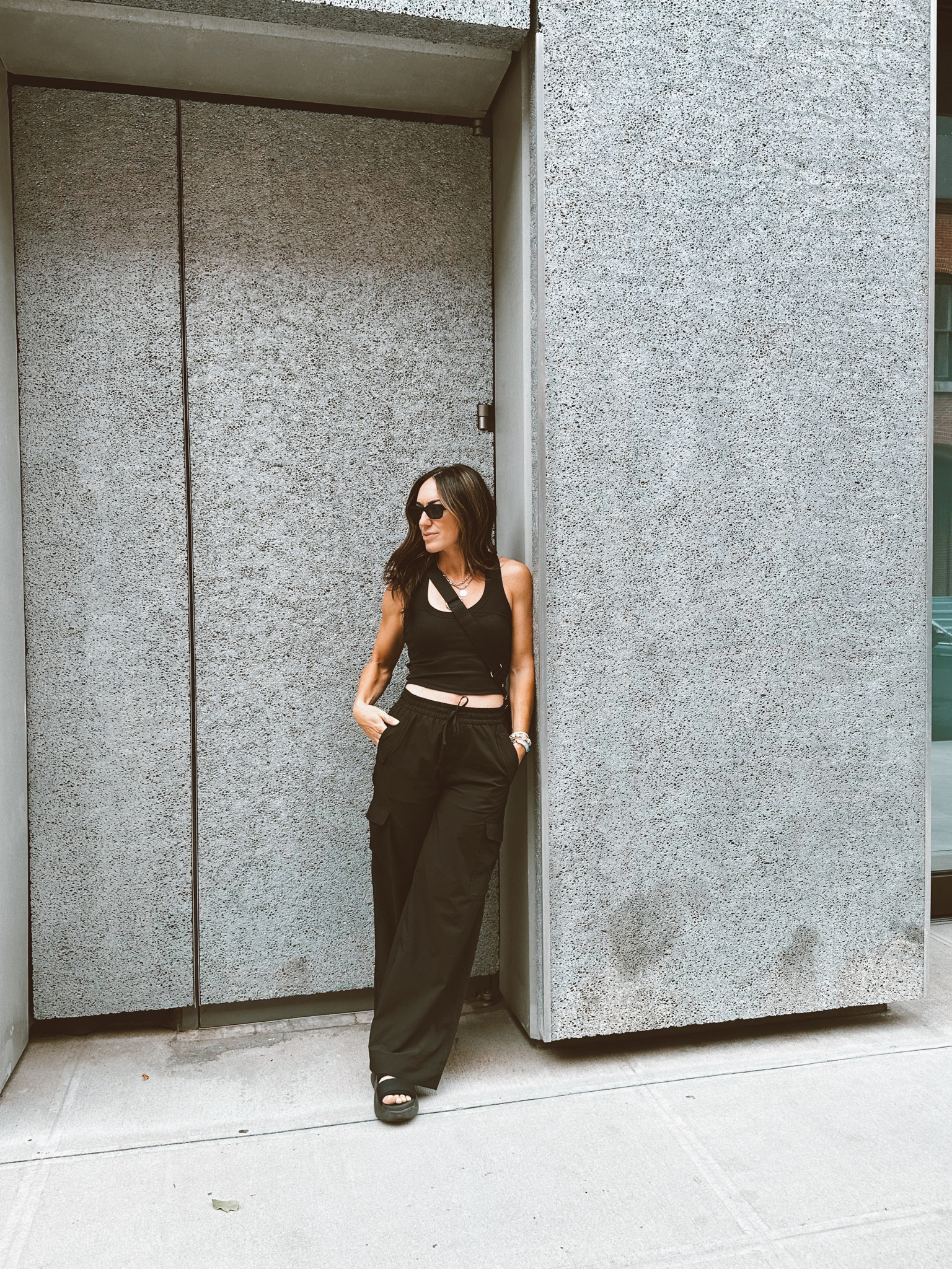 All black everything 🖤 Current fav outfit! Wearing small in everything  

#LTKunder100 #LTKstyletip