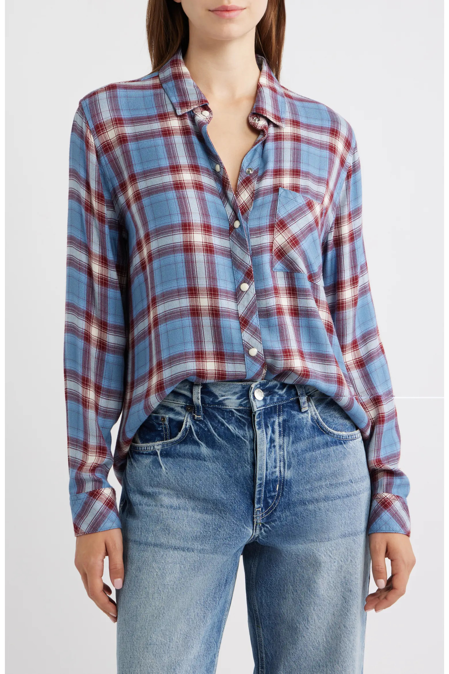 Hunter Plaid Button-Up Shirt (Women) | Nordstrom | Nordstrom