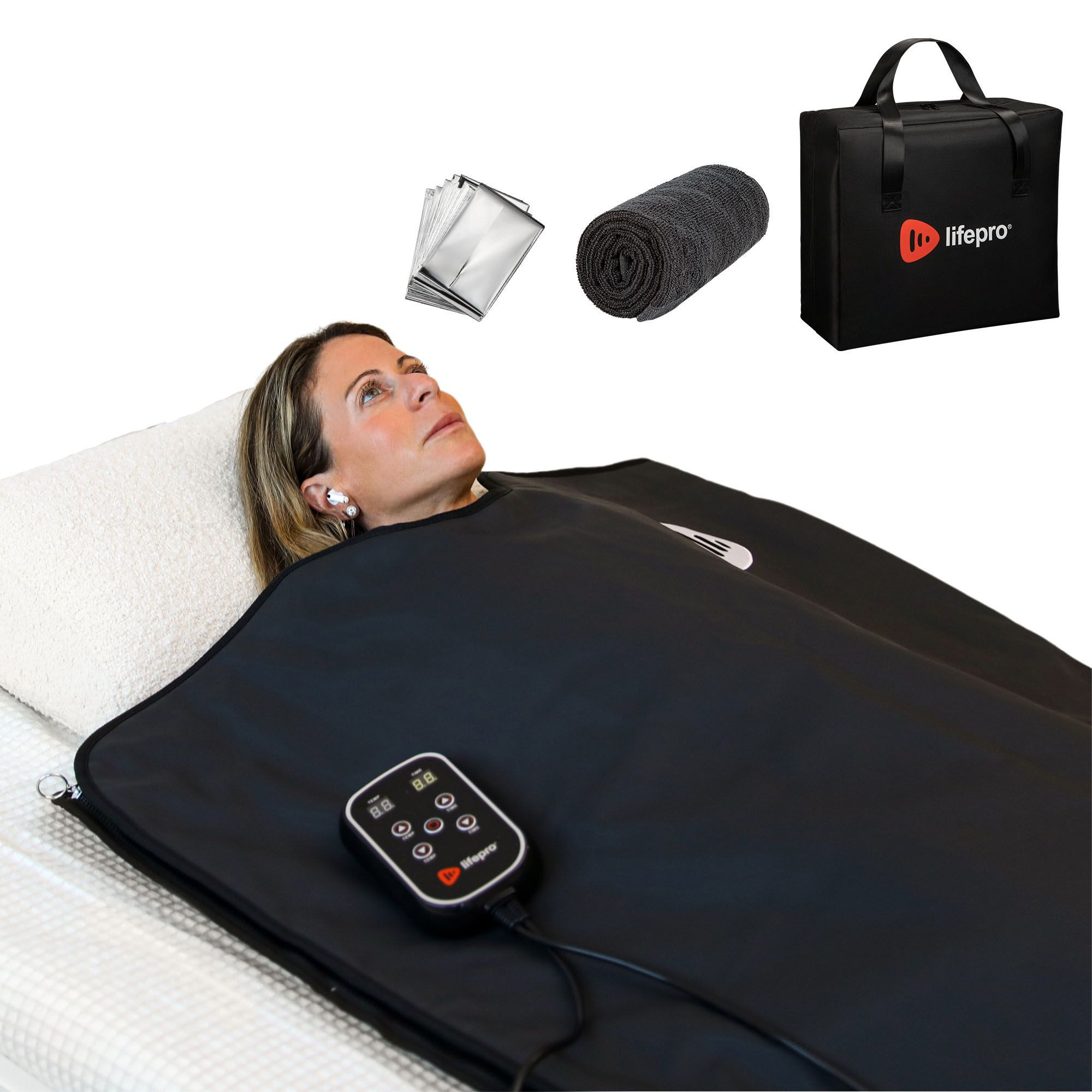 Lifepro Rejuvawrap Infrared Sauna Blanket, Black | Dick's Sporting Goods