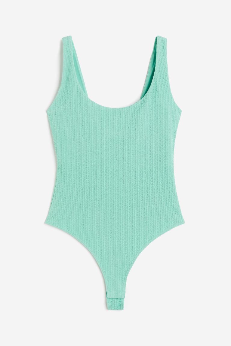 Textured Thong Bodysuit | H&M (US + CA)