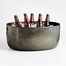 Bash Graphite Beverage Tub + Reviews | Crate & Barrel | Crate & Barrel