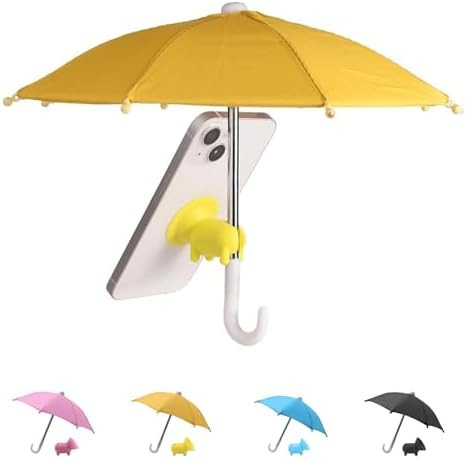Phone Umbrella for Sun - Universal Adjustable Cute Stand With Piggy Suction Cup, Outdoor Anti-ref... | Amazon (US)