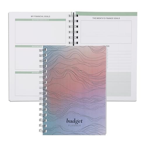Erin Condren Inspired by Erin Condren Budget Planner, 12-Month Undated Spiral Financial Planner, Compact A5 Monthly & Weekly Budget Tracker with Layers Cover | Amazon (US)
