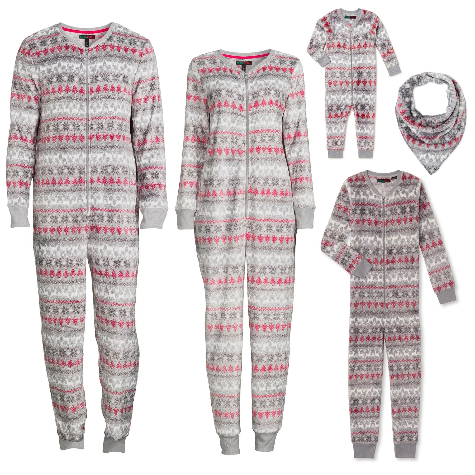 Derek Heart Fair Isle Holiday Matching Family Christmas Pajamas Infant Unisex Gender Neutral Ones... | Walmart (US)