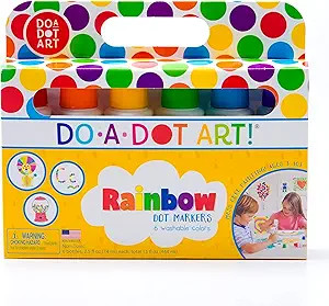 Do A Dot Art! Markers 6-Pack Rainbow Washable Paint Markers, The Original Dot Marker | Amazon (US)