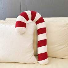 Christmas Plush Red & White Candy Cane | SHEIN