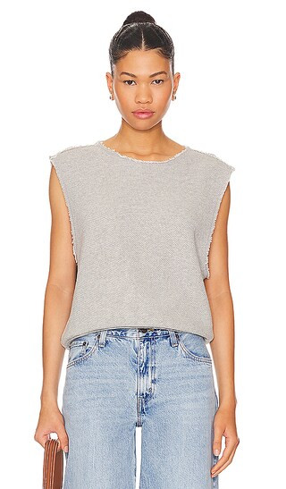 So Easy Muscle Tee in Heather Grey | Revolve Clothing (Global)