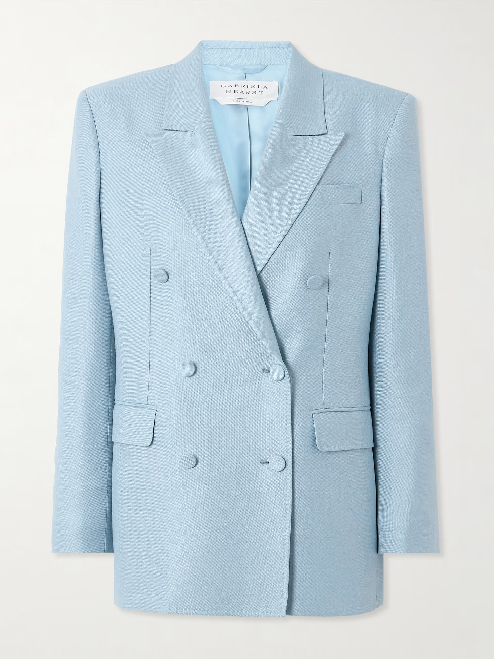 GABRIELA HEARSTGavin double-breasted silk and wool-blend blazer | NET-A-PORTER APAC