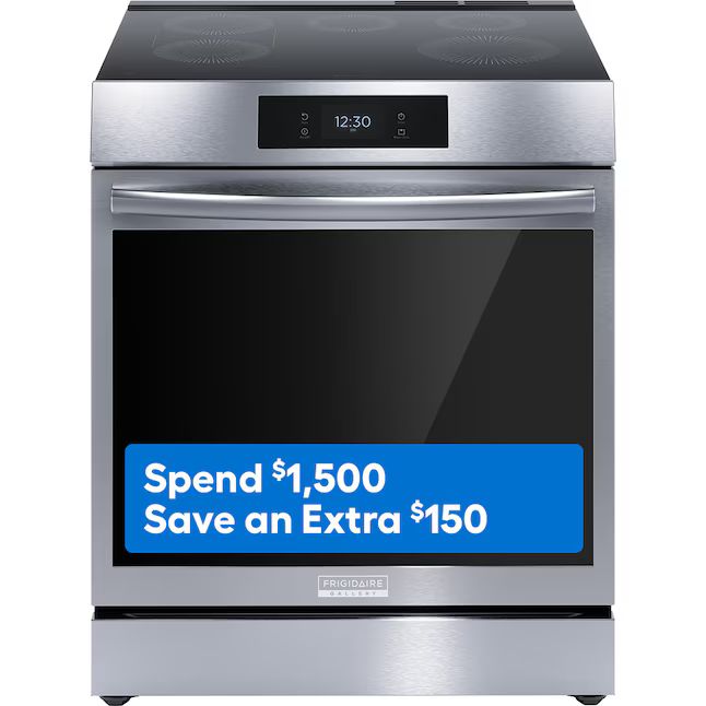 Frigidaire Gallery 30-in 5 Elements 6.2-cu ft Self and Steam Cleaning Air Fry Convection Oven Sli... | Lowe's