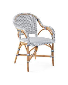 Vale Armchair: Blue and White | Auden & Avery