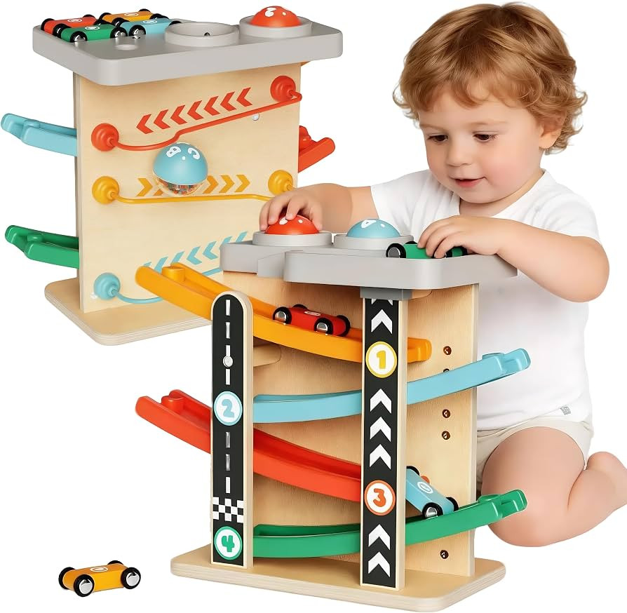 Toddler Toys for 1-2 Year Old Boy, Montessori Toys for 1 Year Old, First Birthday Gifts, 2 in 1 P... | Amazon (US)
