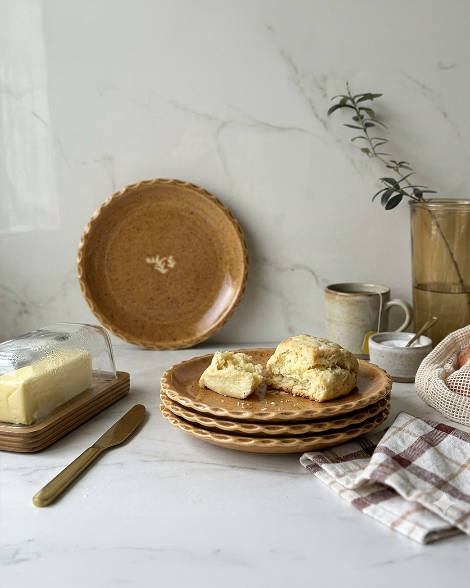 Pinched Edge Stoneware Appetizer Plates – Gold 

 #LTKHome