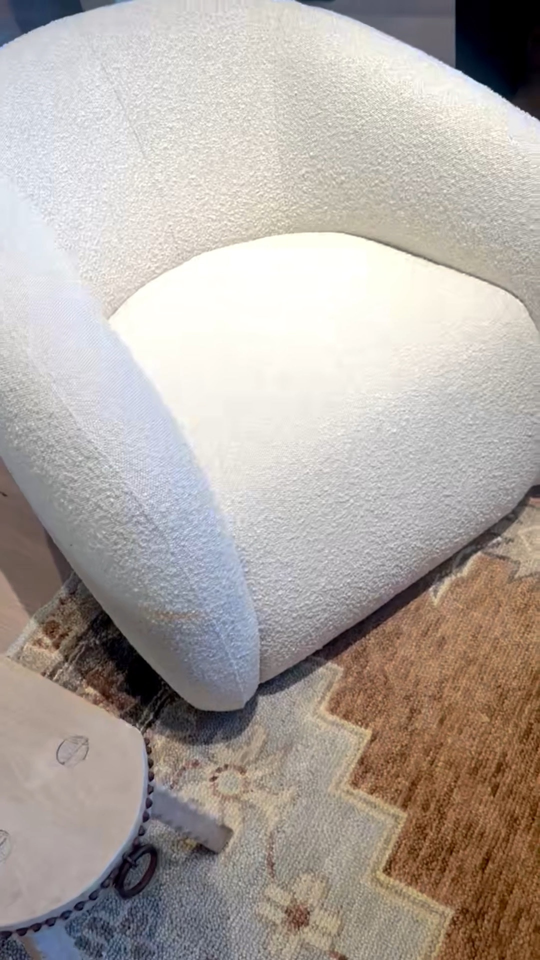 Cute, sculptural, and comfy. This versatile swivel chair by Arhaus adds effortless style and comfort to any space.

#Arhaus #SwivelChair #SculpturalSeating #ChicInteriors #HomeInspo #LivingRoomStyle #LTKHome

#LTKHoliday #LTKHome