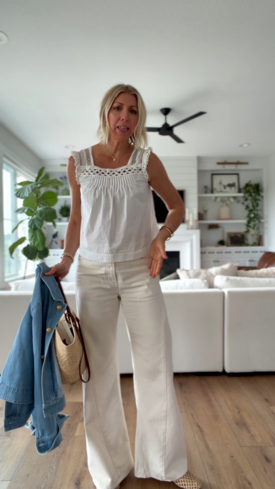 The white jeans that flatter and fit like trousers

#LTKootd #LTKSeasonal #LTKOver40