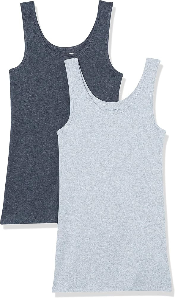 Amazon Essentials Women's Slim-Fit Tank, Pack of 2 | Amazon (US)