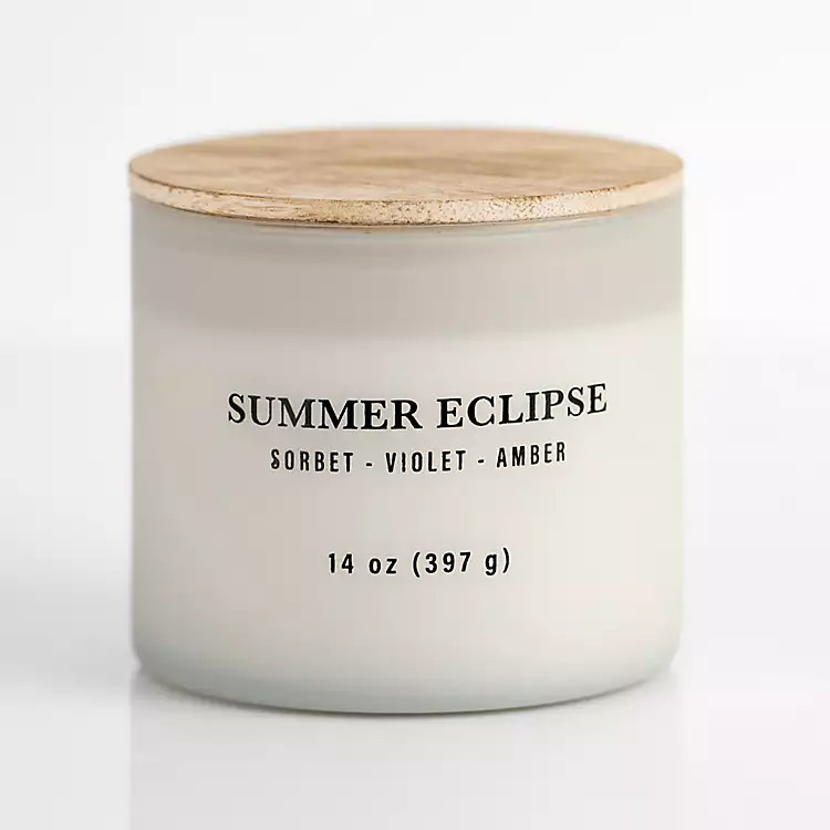 New! Summer Eclipse Triple Wick Jar Candle | Kirkland's Home