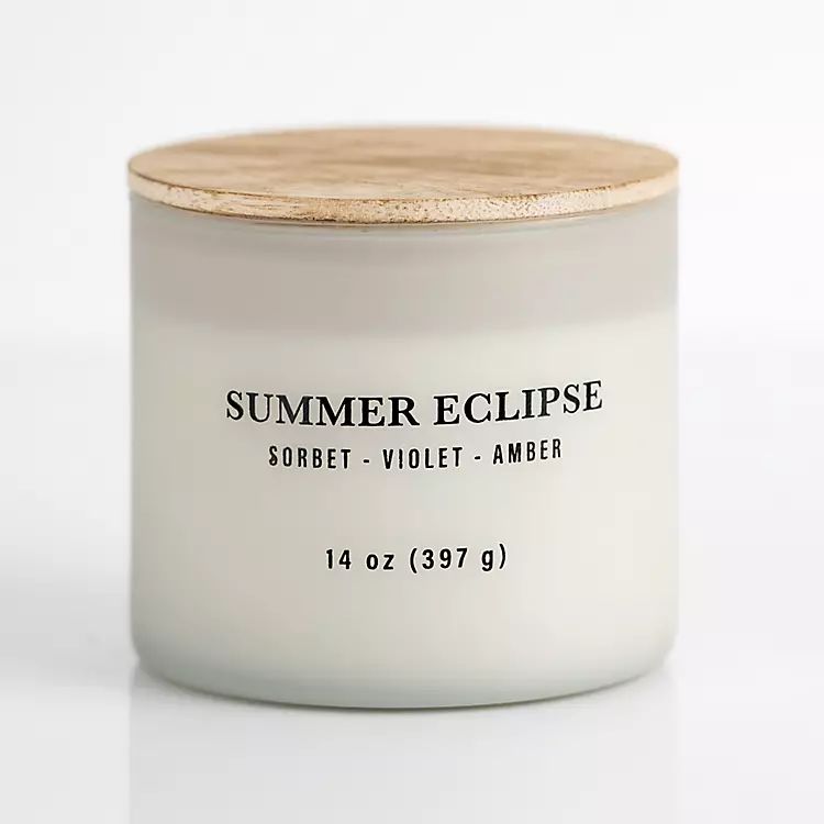 New! Summer Eclipse Triple Wick Jar Candle | Kirkland's Home