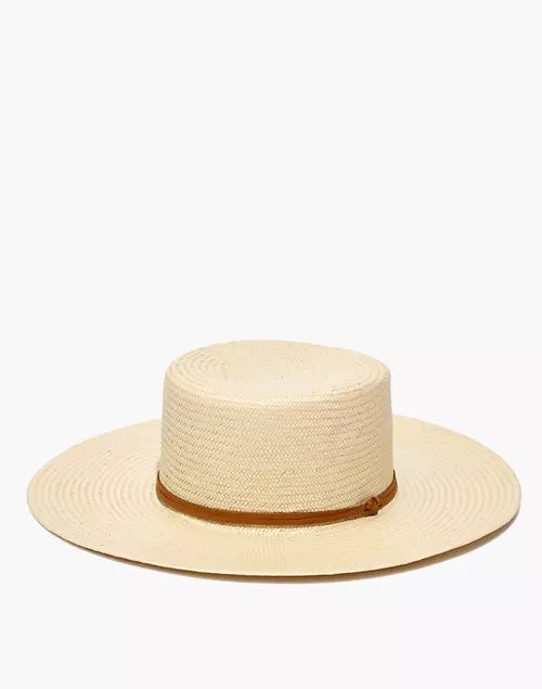 Madewell x Biltmore® Straw Wide-Brimmed Boater Hat | Madewell