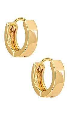 Natalie B Jewelry Marga Huggy Hoop Earring in Gold from Revolve.com | Revolve Clothing (Global)