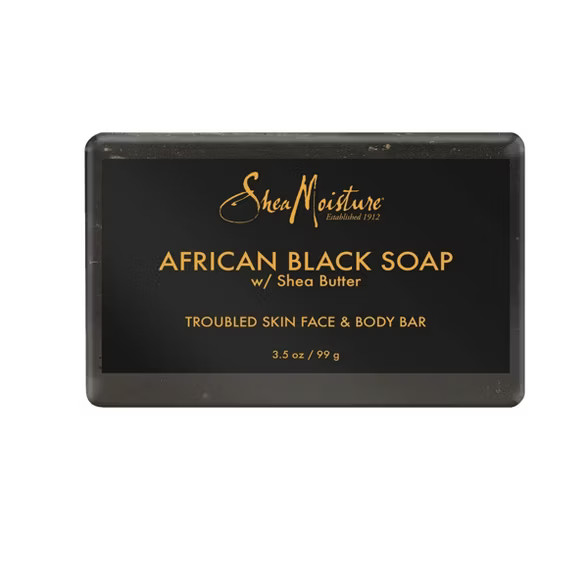 SheaMoisture African Black Soap Face and Body Bar Soap - 3.5oz | Target