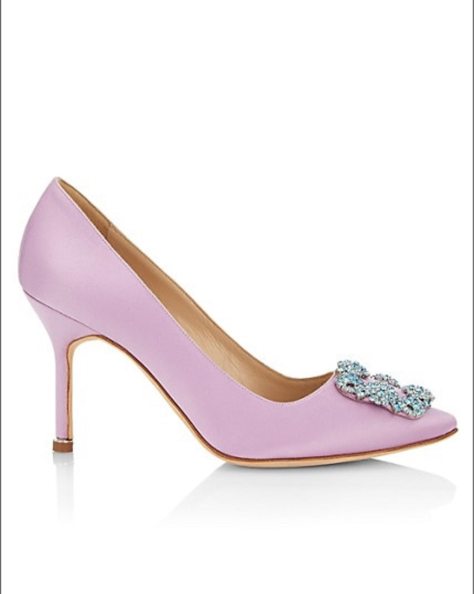 Manolo Blahnik Hangisi Embellished Pumps on sale 

#LTKshoecrush #LTKFind #LTKsalealert