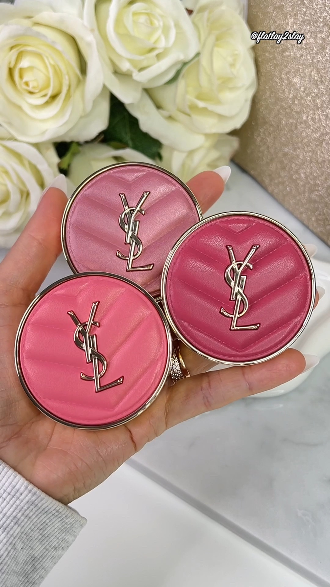 The prettiest blushes to have in your collection 🎀🌟👌🏻🥰 What shade of YSL Make Me Blush powder blush do you wish for? 🎁🎄🎅🏻 

Shades:
44 Nude Lavallière - iconic dusty pink satin 
93 Restless Rose - peachy pink satin
54 Berry Bang - pink raspberry matte

*pr samples/gifted

#viralmakeup #ysl #yslbeauty #yslmakeup #makemeblush #powderblush #blush #blusher #pinkblush #pinkaesthetic #luxurymakeup #highendmakeup #косметикалюкс #бьюти #бьютиобзор #свотчи #makeupswatches #holidaygiftguide #giftideasforher #bestgifts #ysllover #pinkobsession #pinkobsessed 


#LTKGiftGuide #LTKHoliday #LTKBeauty
