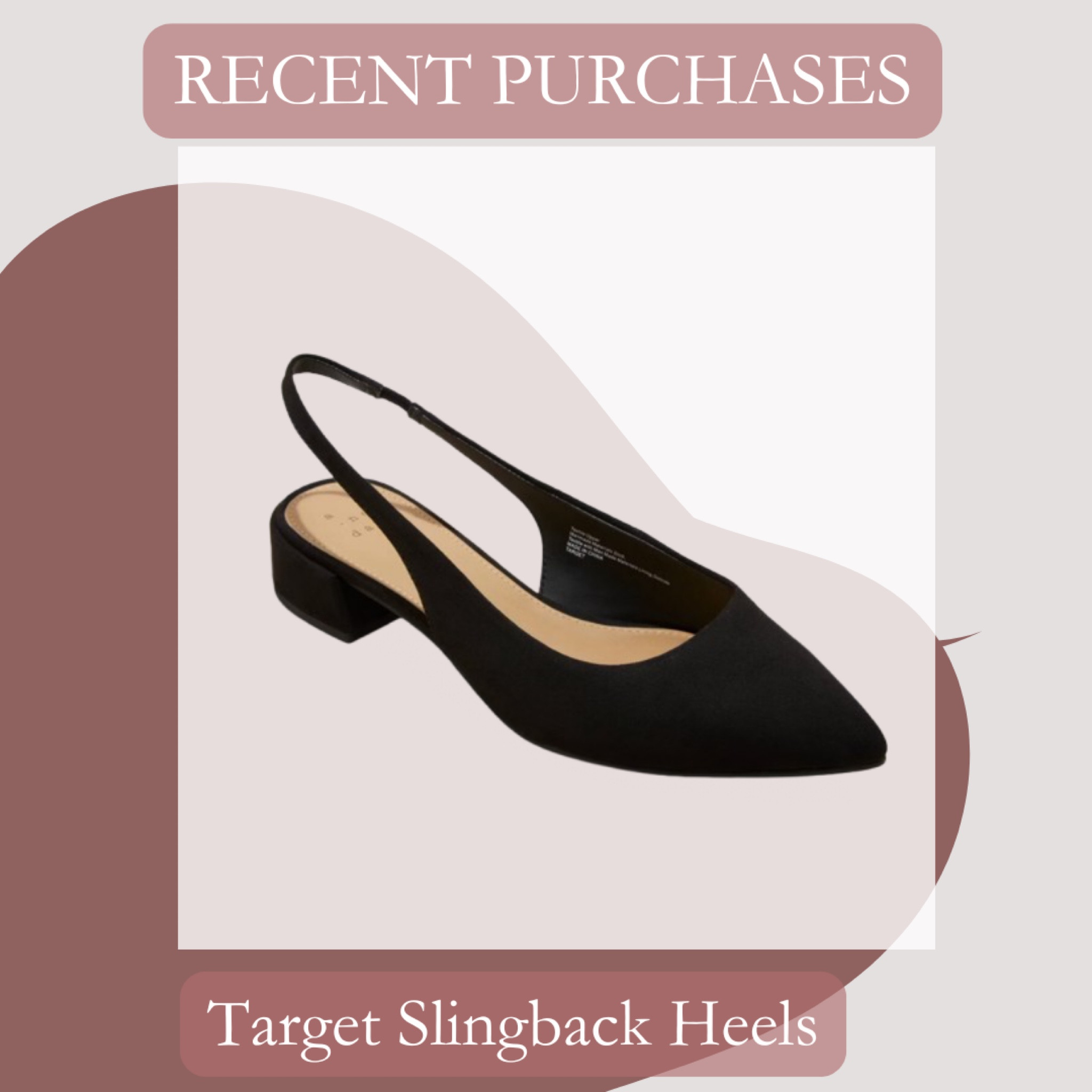Ltkfindsunder50 / ltkfindsunder100 / LTKSeasonal / slingbacks / slingback heels / black slingback heels / black slingbacks / low heels / block heels / black shoes / fall shoes / fall heels / autumn shoes / autumn heels / sleek heels / chic heels / sale s sale alert / target / target finds / target style / target shoes 

#LTKStyleTip #LTKSaleAlert #LTKShoeCrush