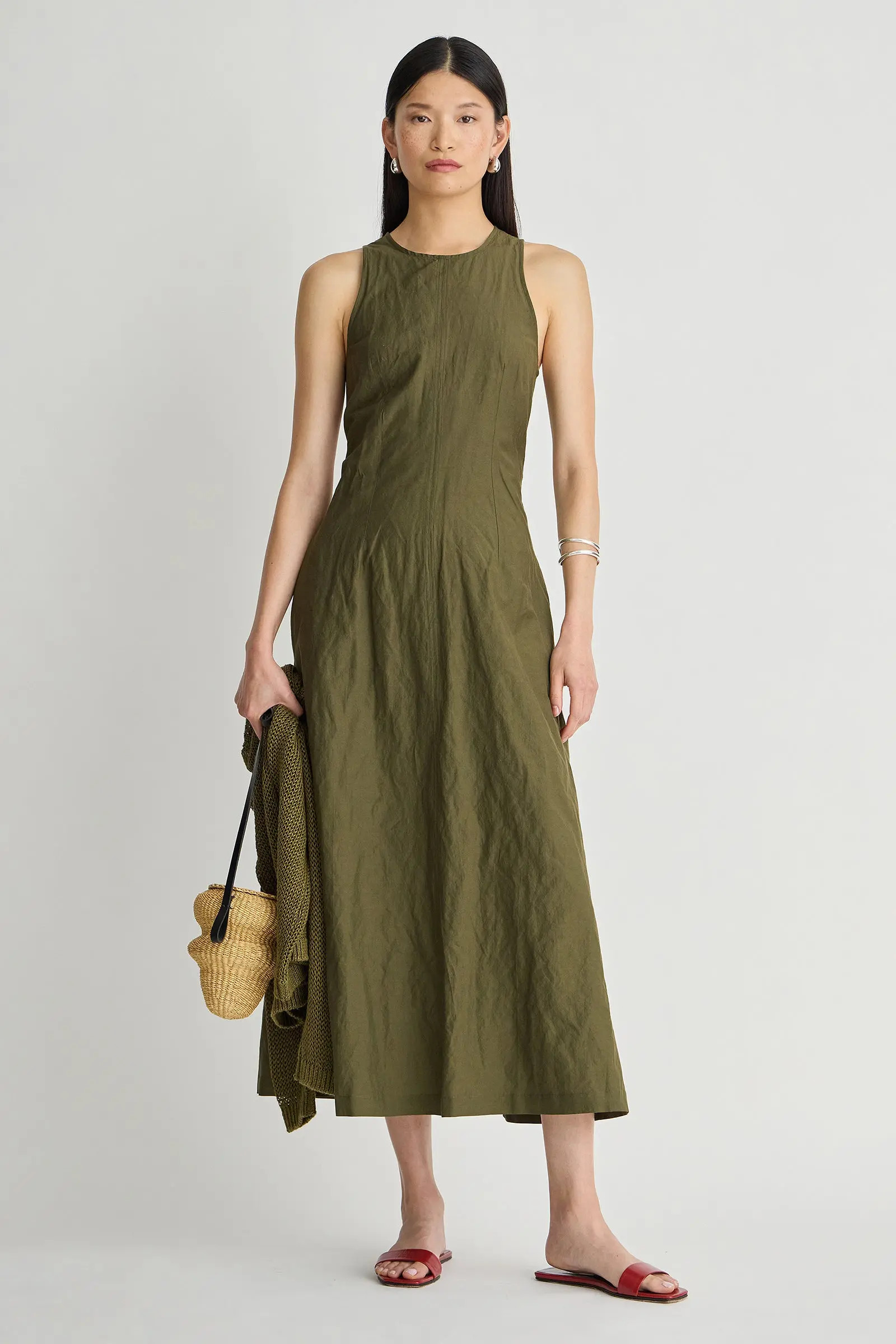 Sculpted Uma Sleeveless Maxi | Apiece Apart