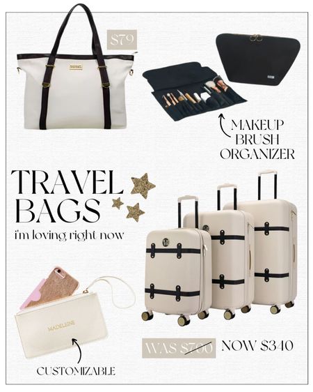 The best travel bags + accessories for 2023 ✈️👜
 
Women's luggage / Travel essentials / travel organization / airport outfit / women's crry on / women's checked bag / women's cosmetic bag / weekender bags

#LTKtravel #LTKitbag #LTKsalealert